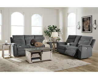 Barnsana Power Reclining Sofa and Loveseat