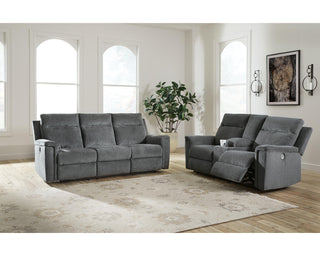 Barnsana Power Reclining Sofa and Loveseat