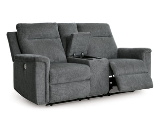 Barnsana Power Reclining Loveseat with Console