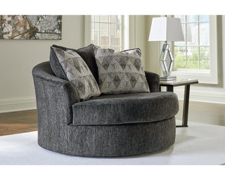 Biddeford Oversized Swivel Accent Chair