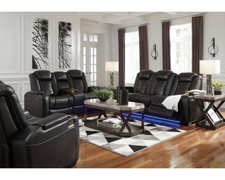 Party Time Power Reclining Sofa and Loveseat with Power Recliner