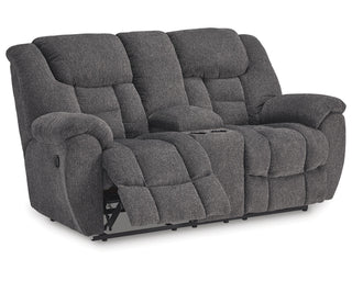 Foreside Reclining Loveseat with Console