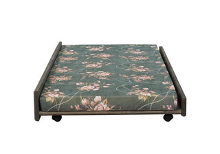 Wrangle Hill Wood Trundle with Bunkie Mattress Gun Smoke
