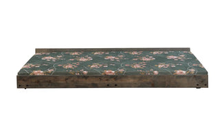Wrangle Hill Wood Trundle with Bunkie Mattress Gun Smoke