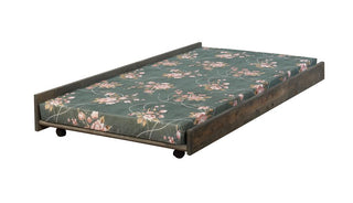 Wrangle Hill Wood Trundle with Bunkie Mattress Gun Smoke