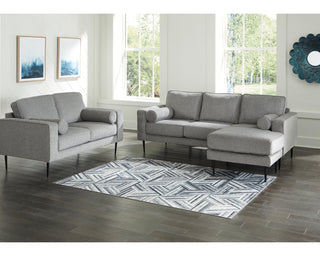 Hazela Sofa Chaise and Loveseat