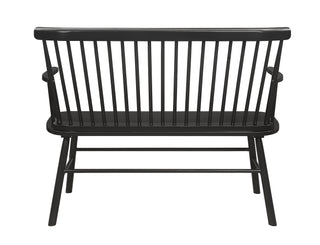 JERIMIAH SPINDLEBACK BENCH BLACK