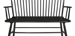 JERIMIAH SPINDLEBACK BENCH BLACK