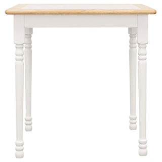 Carlene 5-piece Square Windsor Dining Table Set White