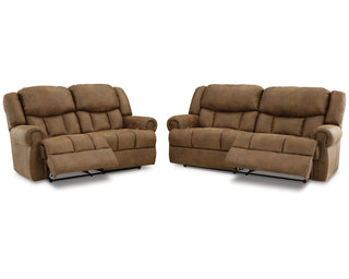 Boothbay Power Reclining Sofa and Loveseat