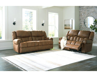 Boothbay Power Reclining Sofa and Loveseat