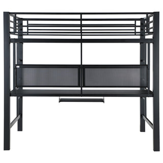 Avalon Full Workstation Loft Bed Black