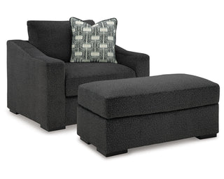Wryenlynn Oversized Chair and Ottoman