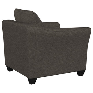 Salizar 3-piece Upholstered Flared Arm Sofa Set Grey