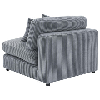 Blaine Upholstered Armless Chair Fog