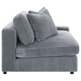 Blaine Upholstered Armless Chair Fog