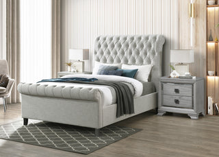 KATE KING PLATFORM BED FOOTBOARD
