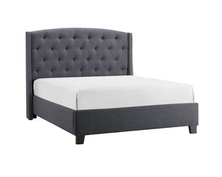 EVA QUEEN HEADBOARD/FOOTBOARD -GREY