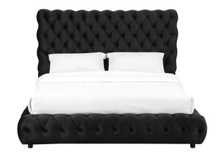 FLORY Q PLATFORM BED HB/FB -BLACK