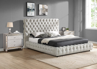 FLORY K PLATFORM BED HB/FB -DOVE