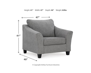 Mathonia Oversized Chair and Ottoman