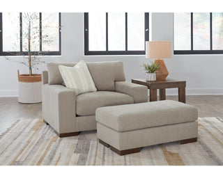 Maggie Oversized Chair and Ottoman