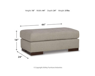 Maggie Oversized Chair and Ottoman