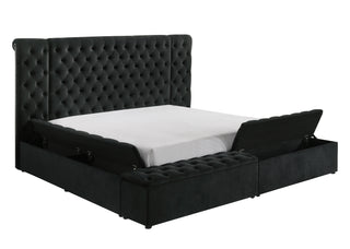 LILIANA QUEEN HEADBOARD BLACK