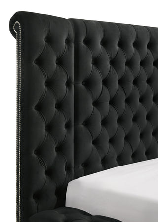 LILIANA QUEEN HEADBOARD BLACK