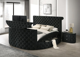 VOLTARE KING HEADBOARD BLACK