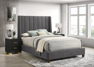 AGNES KING/QUEEN BOUCLE RAIL CHARCO
