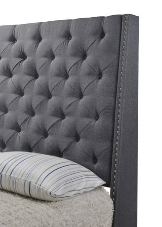 CHANTILLY K HEADBOARD GREY