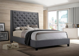 CHANTILLY K HEADBOARD GREY