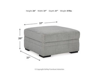 Casselbury Oversized Swivel Chair and Ottoman
