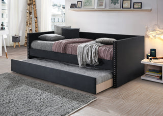 SADIE DAYBED ARM BLACK VELVET