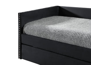 SADIE DAYBED BACK BLACK VELVET