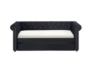 ELLIE DAYBED ARM SLAT SIDE RL BLACK