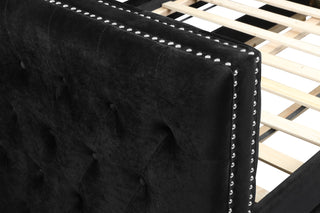 TRINA BLACK DAYBED BACK  SIDE RAIL