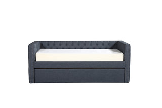 TRINA GREY DAYBED BACK  SIDE RAIL