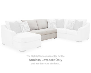 Koralynn Armless Loveseat