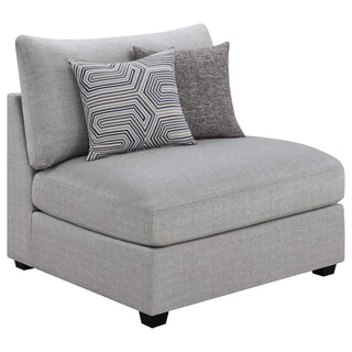 Cambria 6-piece Upholstered Modular Sectional Sofa Grey