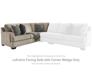 Bovarian Left-Arm Facing Sofa with Corner Wedge