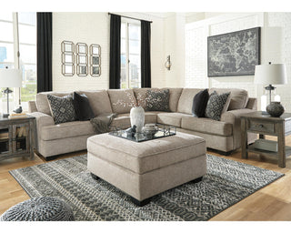 Bovarian 3-Piece Sectional with Ottoman