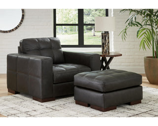 Luigi Oversized Chair and Ottoman