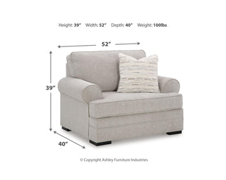 Eastonbridge Sofa Chaise and Oversized Chair
