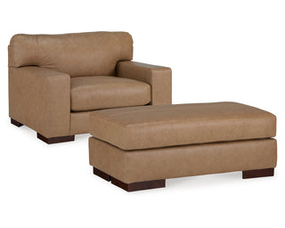 Lombardia Oversized Chair and Ottoman