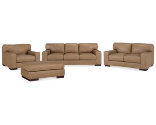 Lombardia Sofa, Loveseat, Oversized Chair and Ottoman
