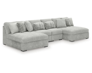 Cuddle Plush 4-Piece Sectional with Chaise