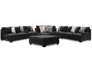 Lavernett 5-Piece Sectional and Ottoman