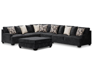 Lavernett 4-Piece Sectional with Ottoman